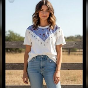 VINTAGE HAZEL Wood Shirt Size XL .